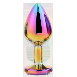 Plug anal medio GLEAMING LOVE Rainbow