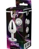 Plug anal pequeno GLEAMING LOVE Prateado