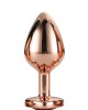 Plug anal medio GLEAMING LOVE Gold