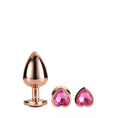 Kit plugs anais GLEAMING LOVE ROSE Dourado Kit plugs anais GLEAMING LOVE ROSE Dourado