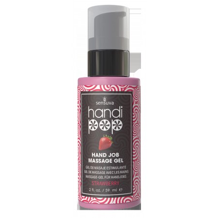 SENSUVA HANDIPOP Gel de Massagem ComestívelMorango 59ML