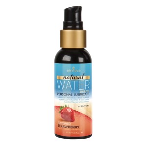 SENSUVA Lubrificante Pessoal Natural à Base de Água Morango 57ml