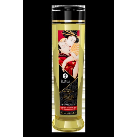 Oleo Massagem EROTIC ROMANCE CHAMPAGNE MORANGO Shunga