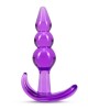 B YOURS TRIPLE BEAD ANAL PLUG PURPLE