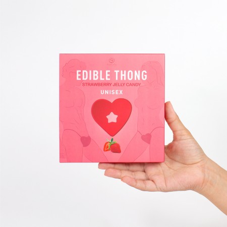 Tanga Comestivel Sabor Morango