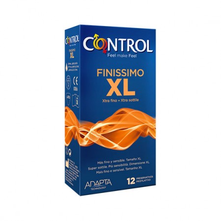 Caixa 12 Preservativos Finissimo XL Control