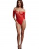 Body com Brilhantes - Vermelho Body com Brilhantes - Vermelho