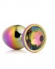 Plug anal pequeno GLEAMING LOVE Rainbow