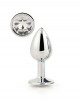 Plug anal pequeno GLEAMING LOVE Prateado