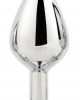 Plug anal medio GLEAMING LOVE Prateado
