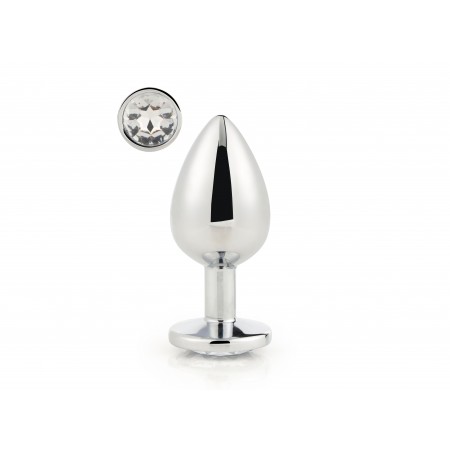 GLEAMING LOVE SILVER PLUG LARGE
