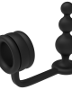 RAMROD COCKRING WITH BEADED ANAL PLUG