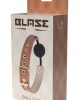 BLAZE ELITE BALL GAG COGNAC VEGAN LEATHER