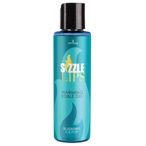 SENSUVA SIZZLE LIPS WARMING GEL BLUEBERRY ICE POP 125ML