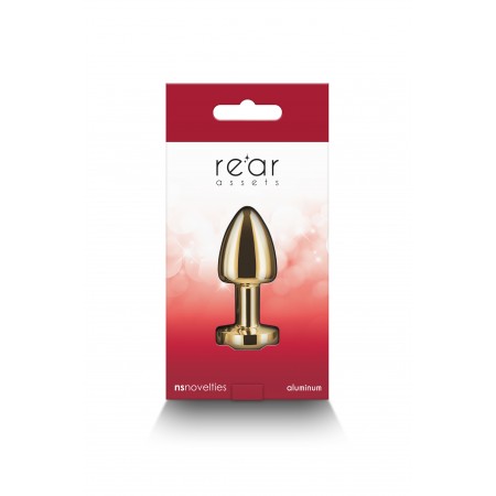 PLUG ANAL REAR ASSETS PETITE GOLD RED