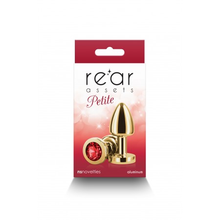 PLUG ANAL REAR ASSETS PETITE GOLD RED