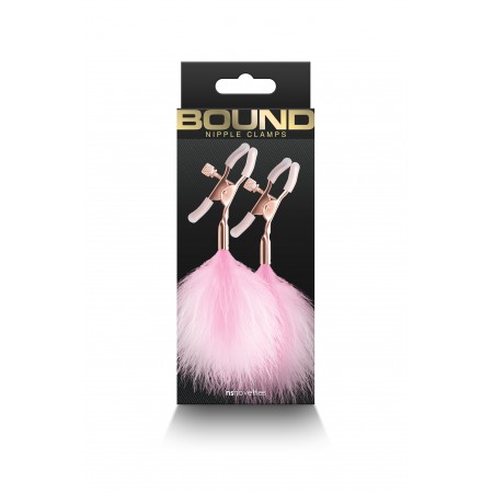 BOUND NIPPLE CLAMPS F1 PINK