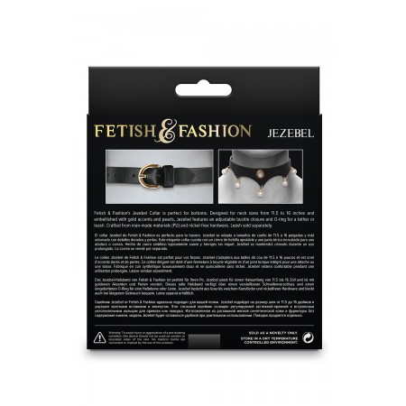 FETISH & FASHION JEZEBEL COLLAR BLACK FETISH & FASHION JEZEBEL COLLAR BLACK
