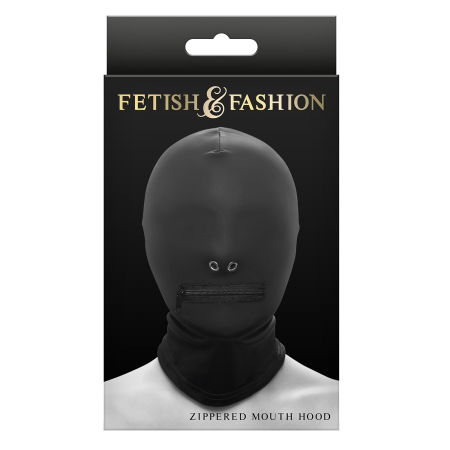 FETISH & FASHION Capuz com Fecho na Boca