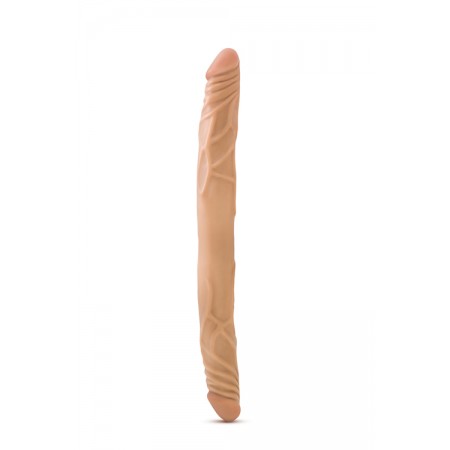 Dildo Duplo Realista bYours Latino 35cm Castanho