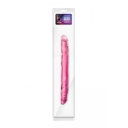 B YOURS 14INCH DOUBLE DILDO PINK