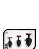 Conjunto Plugs Anais Luxe Bling Training Preto/Vermelho