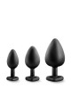 Conjunto Plugs Anais Luxe Bling Training Preto/Vermelho