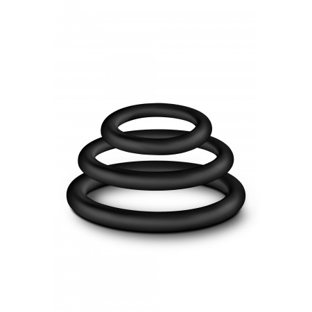 PERFORMANCE VS4 COCK RING SET BLACK PERFORMANCE VS4 COCK RING SET BLACK