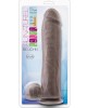 Dildo Realista Big John Au Naturel 22cm Castanho