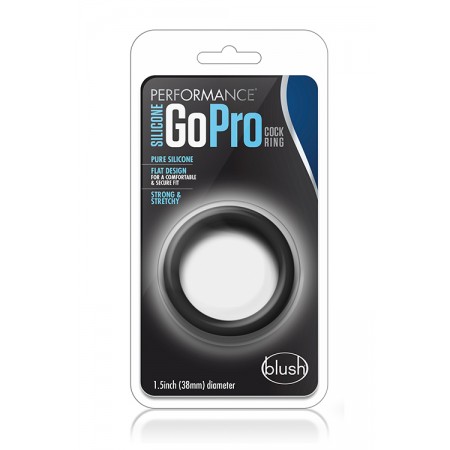 Anel Pénis Silicone Performance Go Pro Preto Anel Pénis Silicone Performance Go Pro Preto