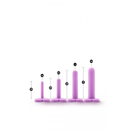 Conjunto 4 Dilatadores Vaginais Wellness Roxo