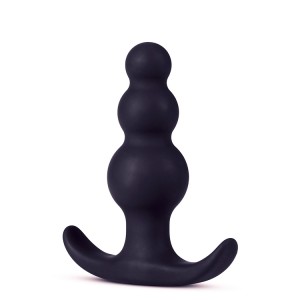 Plug Anal Beaded Platinum Anal Adventures Preto Plug Anal Beaded Platinum Anal Adventures Preto