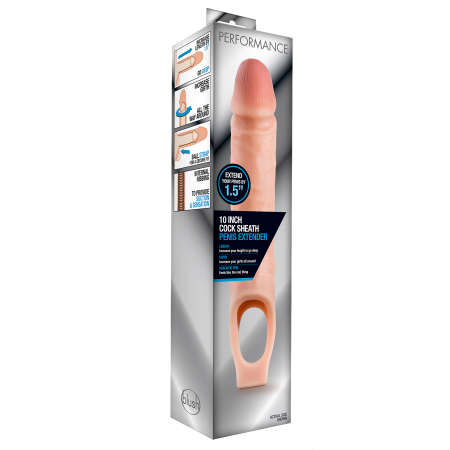 PERFORMANCE 10INCH COCK SHEATH EXTENDER PERFORMANCE 10INCH COCK SHEATH EXTENDER