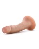DR. SKIN PLUS 5 INCH POSABLE DILDO VANILLA