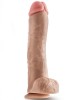 DR. SKIN MR. SAVAGE 11.5 INCH DILDO WITH BALLS BEIGE