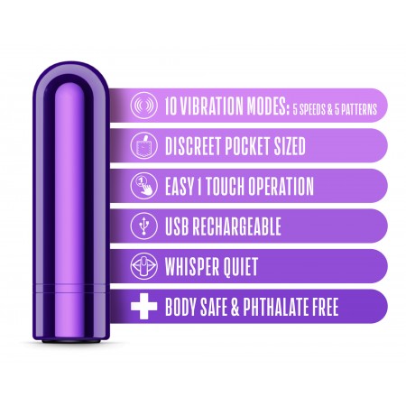 KOOL Mini Bullet Recarregável GRAPE KOOL Mini Bullet Recarregável GRAPE