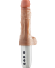 DR. SKIN SILICONE DR. HAMMER 7 INCH THRUSTING DILDO WITH HANDLE BEIGE