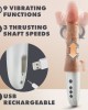 DR. SKIN SILICONE DR. HAMMER 7 INCH THRUSTING DILDO WITH HANDLE BEIGE