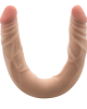DR. SKIN PLUS 14 POSABLE DOUBLE DONG BEIGE