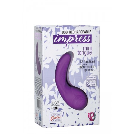 Vibrador Mini Tongue Roxo