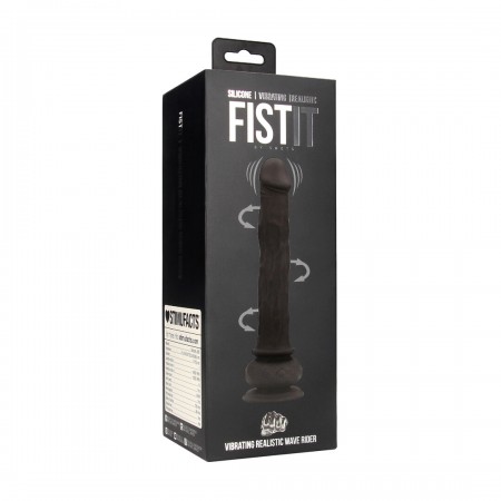 Vibrating Realistic Wave Rider - Black Vibrating Realistic Wave Rider - Black