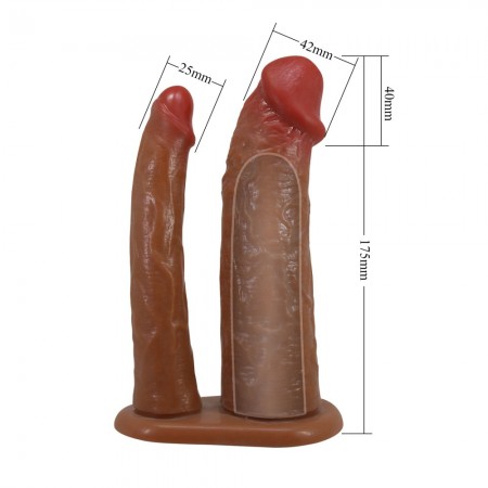 Pretty Love Keaven com dildos duplos Pretty Love Keaven com dildos duplos