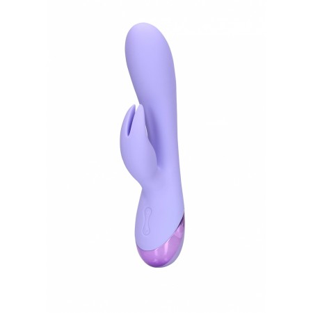  Smooth Silicone Rabbit Vibrator - Digital Lavender
