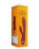  Smooth Silicone Rabbit Vibrator - Dark Cherry
