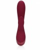  Smooth Silicone Rabbit Vibrator - Dark Cherry
