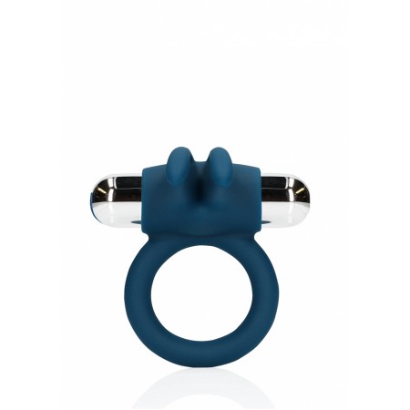  Vibrating Rabbit Cock Ring - Baltic Blue
