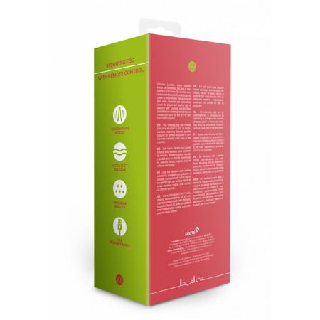  Vibrating Egg with Remote  Control - Strawberry Red
