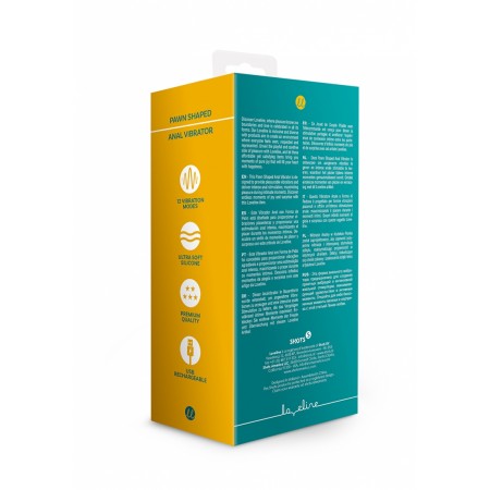  Pawn Shaped Anal Vibrator - Peacock Plume
