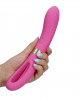Vibrador Duplo Flapping e Ponto-G - Loveline - Rosa