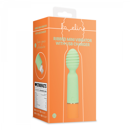 Mini Vibrador Carregamento sem Fio - Loveline - Verde Mini Vibrador Carregamento sem Fio - Loveline - Verde